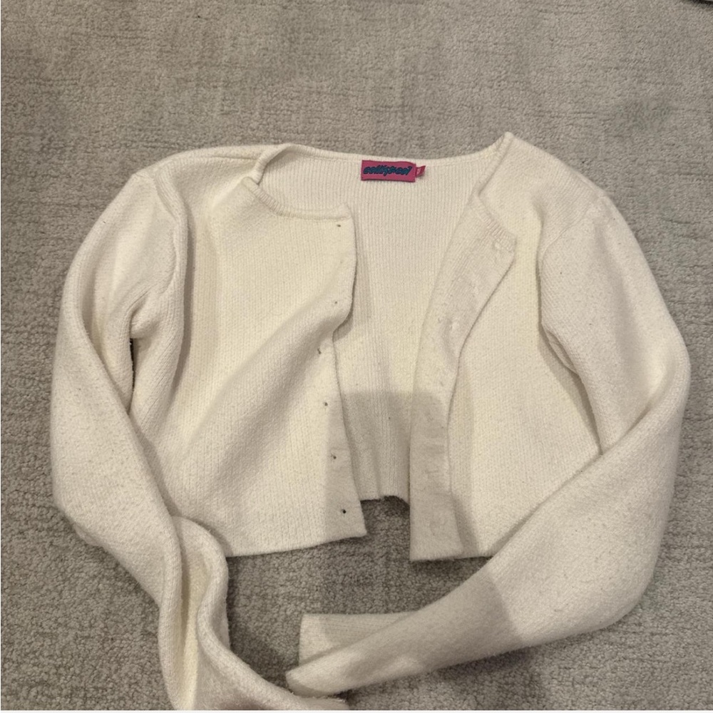 Edikted Cream Knit Cardigan